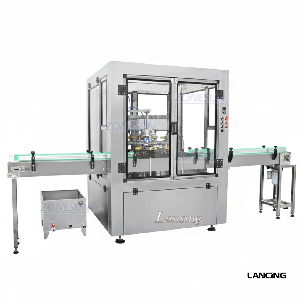 LU-WB12 automatic bottle washer with 12 nozzles